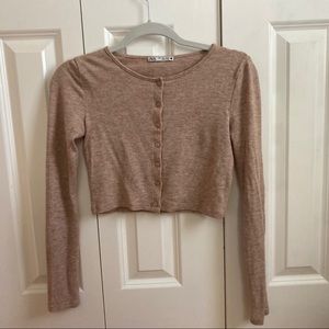 Zara soft cropped cardigan